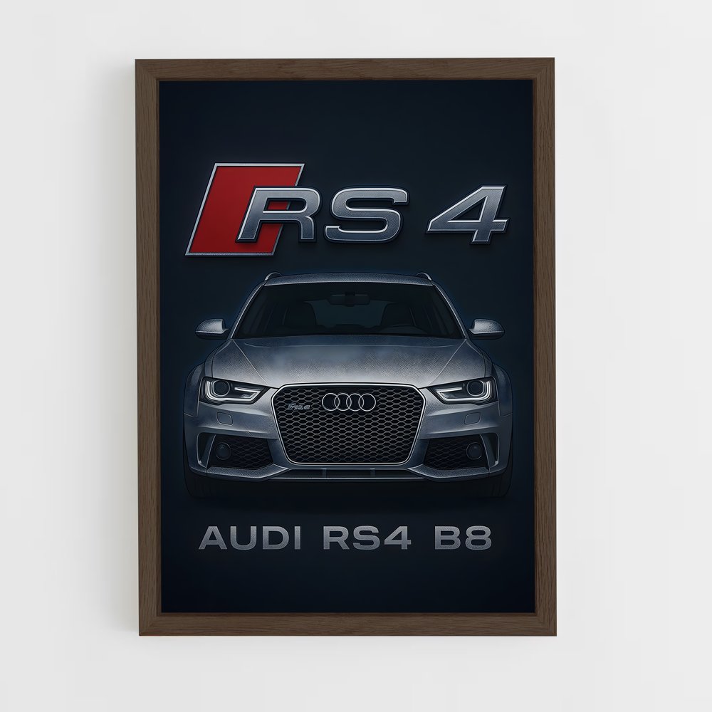 Poster Audi RS4 Dream (vue 5)